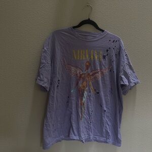 Nirvana Lavender Graphic T-Shirt Unisex